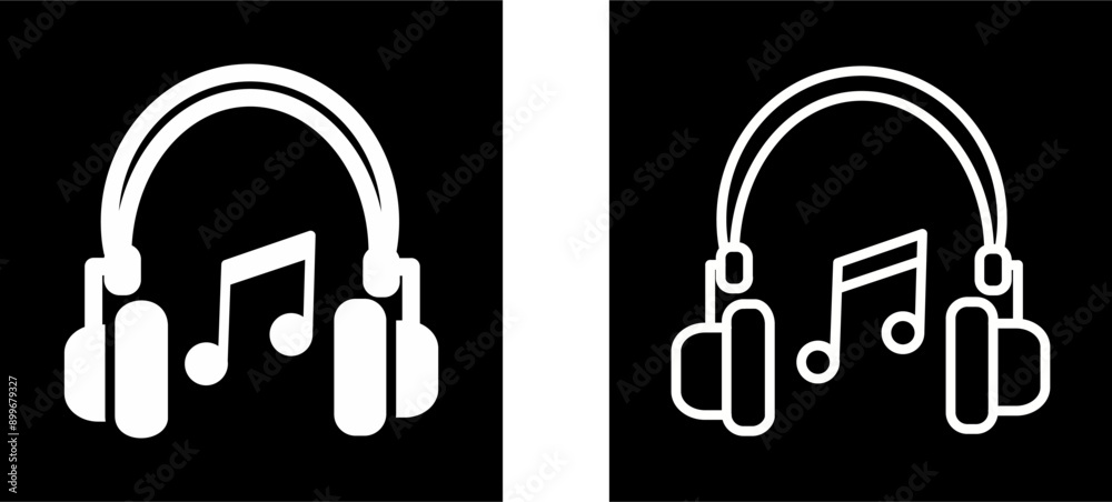 Headphone Vector Icon Headphone Vector Icon