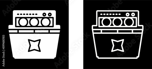 Dishwasher Vector Icon