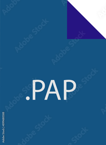 PAP File icon fill crisp corners v1