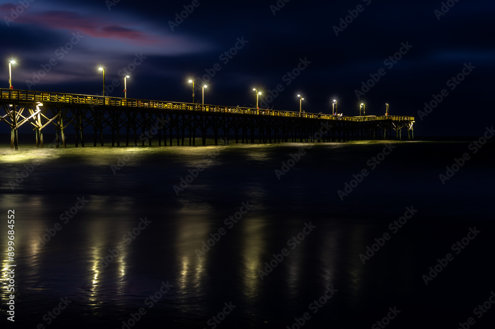 Fototapeta premium Nautical Twilight on Beach