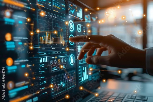 Strategic Customer Engagement Planning with Data and Marketing Icons