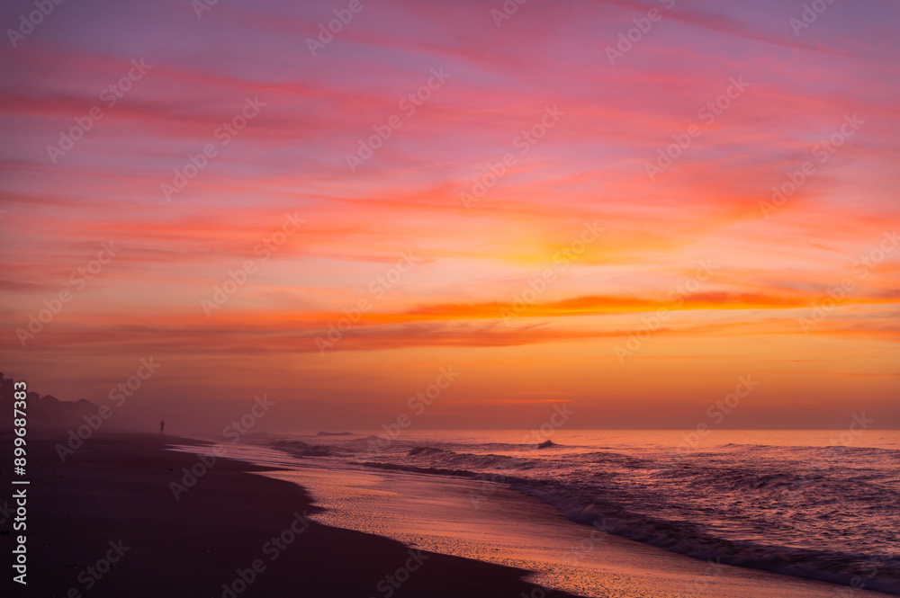 Fototapeta premium Twilight Colors at Beach