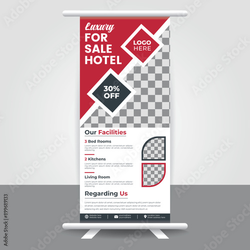 Professional with Clean Modern and Corporate Roll Up Banner