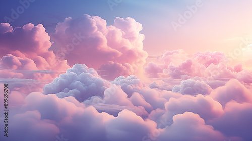 Majestic Pink Clouds During Sunrise With Soft Morning Light © Paul Peery