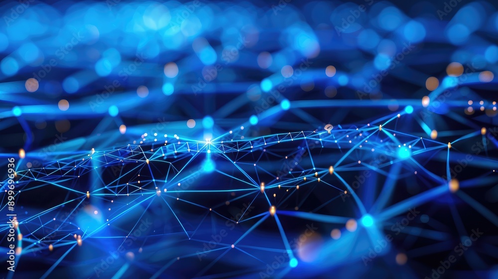 Digital network of connected nodes, symbolizing partnership and support. Digital network of connected nodes, symbolizing partnership and support.