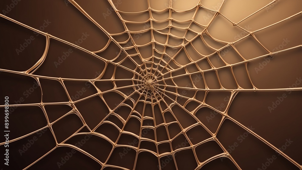 Obraz premium brown spiderweb design abstract background art design