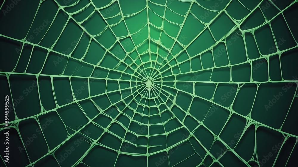 Obraz premium green spiderweb design abstract background art design