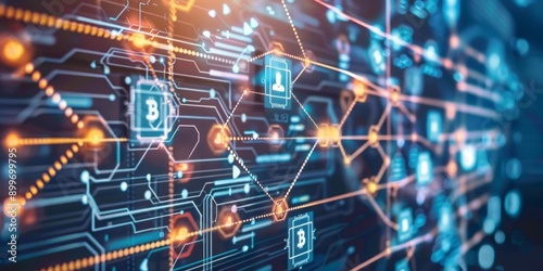 Involves financial services and applications built on blockchain networks