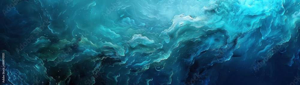 Enigmatic Underwater Symphony: Abstract Aquatic Patterns in Cool Tones | Digital Art Exploration of Marine Beauty Enigmatic Underwater Symphony: Abstract Aquatic Patterns in Cool Tones | Digital Art Exploration of Marine Beauty