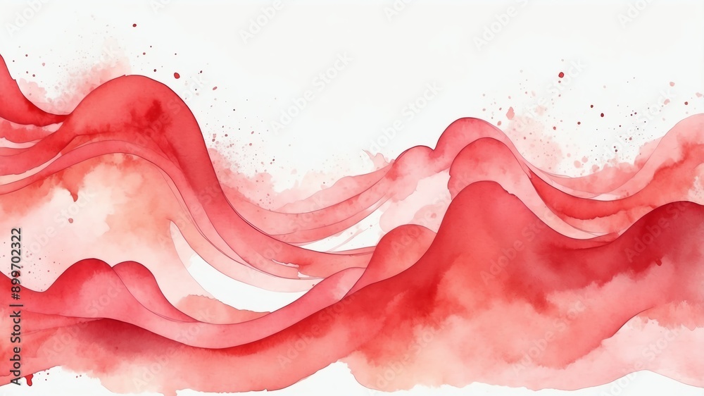 red watercolor waves abstract background art design red watercolor waves abstract background art design