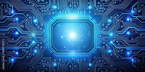 Obraz na płótnie Circuit board technology inspired electronic wallpaper, pcb, circuit board, technology, electronic