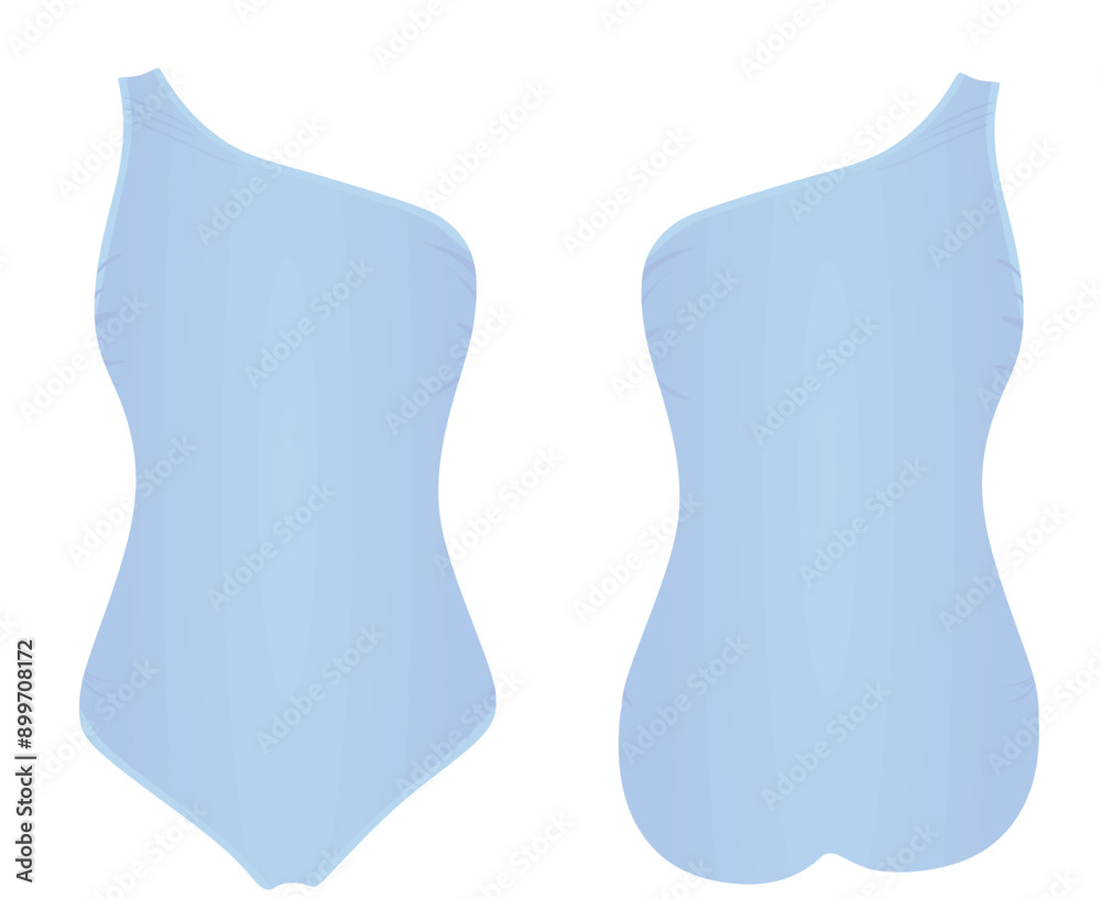Blue swim suit. vector illustration Blue swim suit. vector illustration
