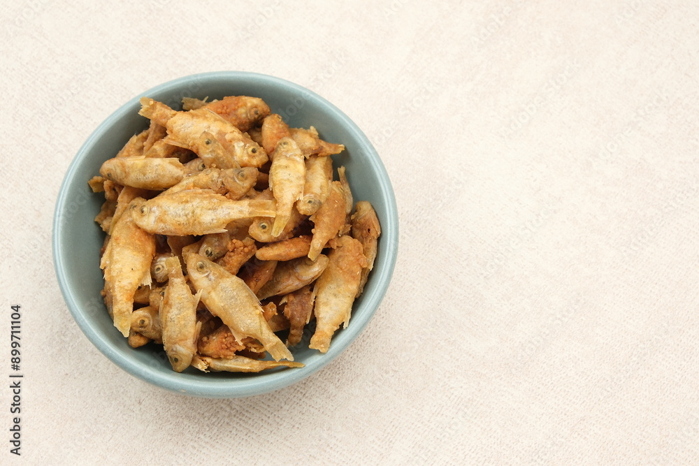 Wader Crispy or Fried Fish, Indonesian food
Wader Crispy or Fried Fish, Indonesian food