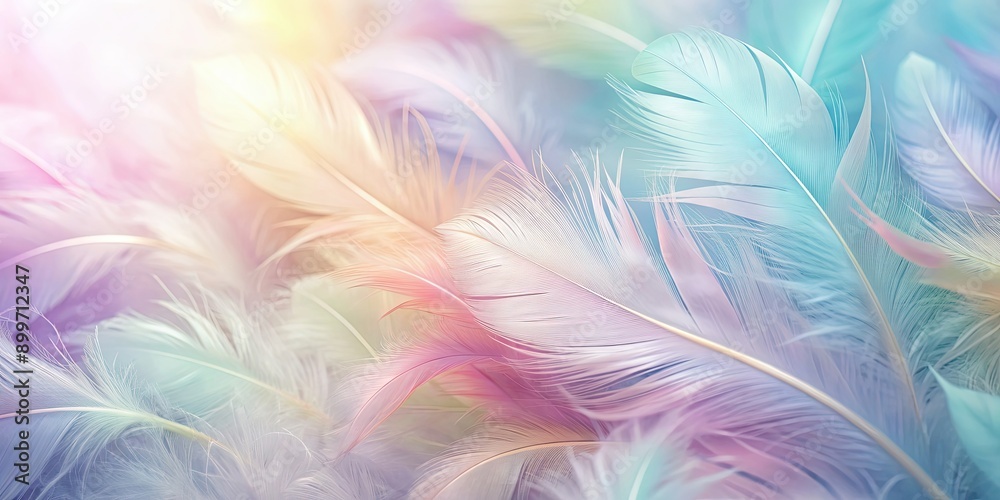 Soft pastel feathers creating a delicate and calming background , pastel, feathers, delicate, decoration, soft, soothing Soft pastel feathers creating a delicate and calming background , pastel, feathers, delicate, decoration, soft, soothing