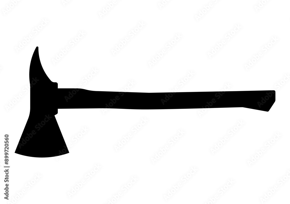 Fire Axe Sign Symbol. Firefighter Axe. Vector Illustration. Fire Axe Sign Symbol. Firefighter Axe. Vector Illustration.