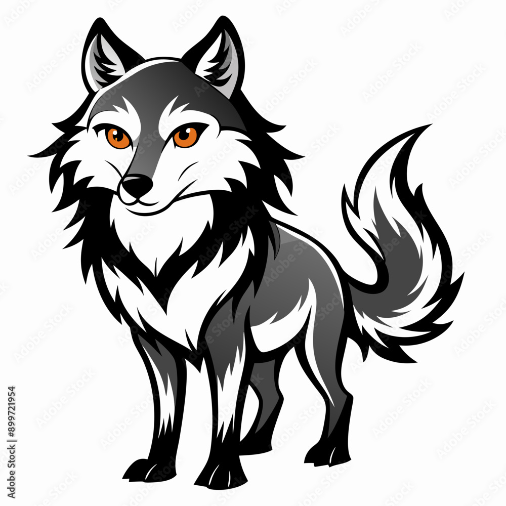 Wolf Silhouette Vector Illustration
Wolf Silhouette Vector Illustration