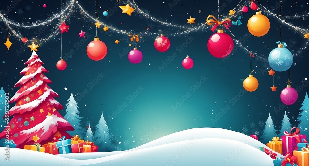 christmas joy abstract background design illustration backdrop