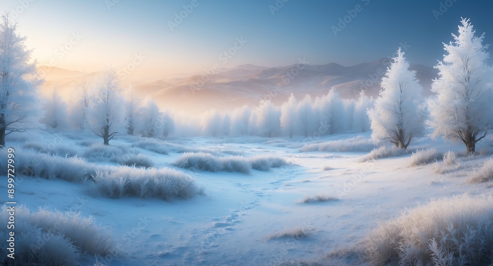 frosty scene abstract background design illustration backdrop frosty scene abstract background design illustration backdrop