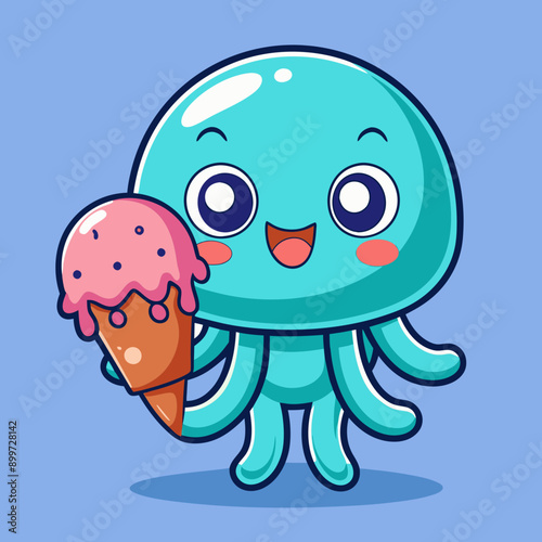 jelly fish Vector illustration