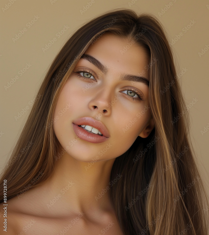 A beautiful model with shiny brown smooth healthy hair with long straight and glowing.
A beautiful model with shiny brown smooth healthy hair with long straight and glowing.