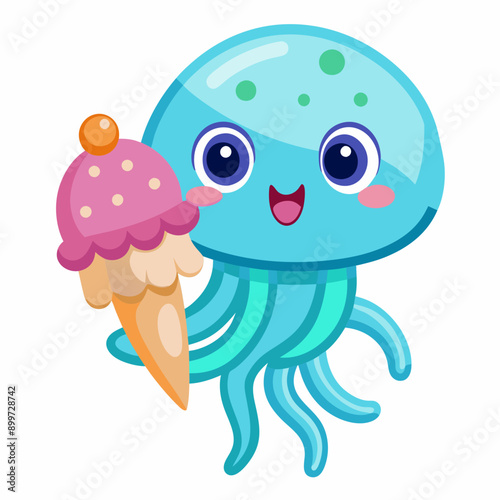 jelly fish Vector illustration