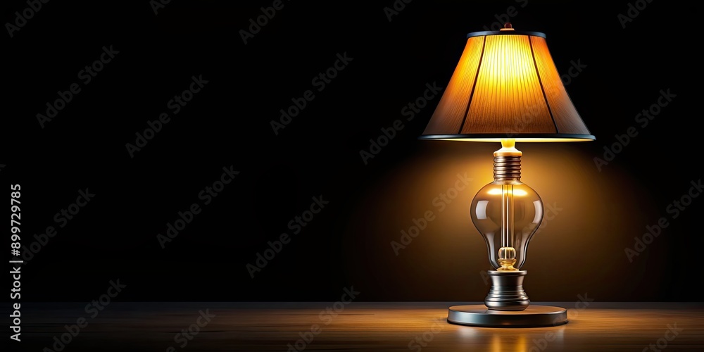 Bright lamp shining on a black background, lamp, light, glow, illumination, dark, contrast, minimalist, modern Bright lamp shining on a black background, lamp, light, glow, illumination, dark, contrast, minimalist, modern