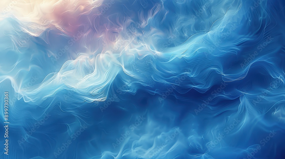 Abstract Blue Wave Abstract Blue Wave
