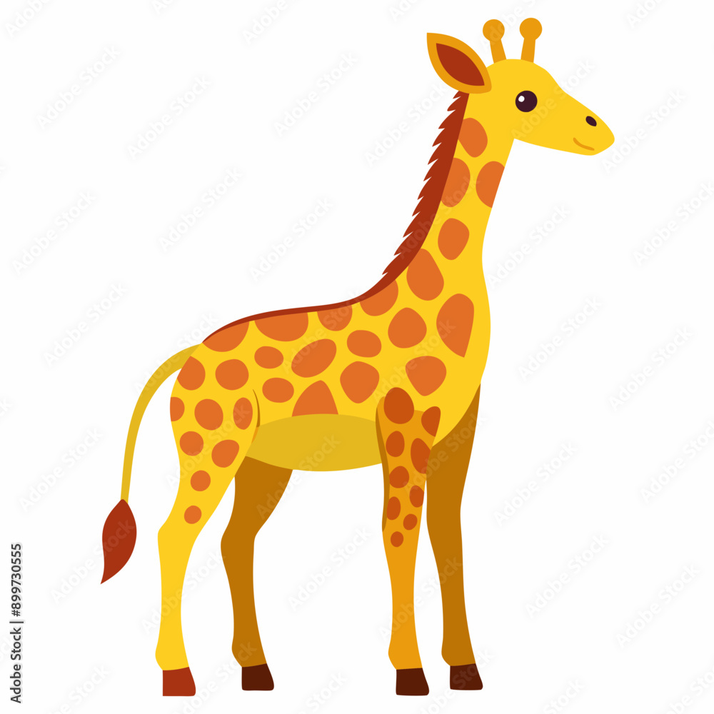 Giraffe Silhouette Vector Illustration Giraffe Silhouette Vector Illustration