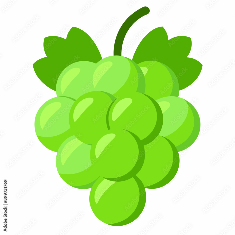 Grape Silhouette Vector Illustration Grape Silhouette Vector Illustration