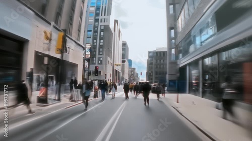 Wallpaper Mural people walking in the city Torontodigital.ca