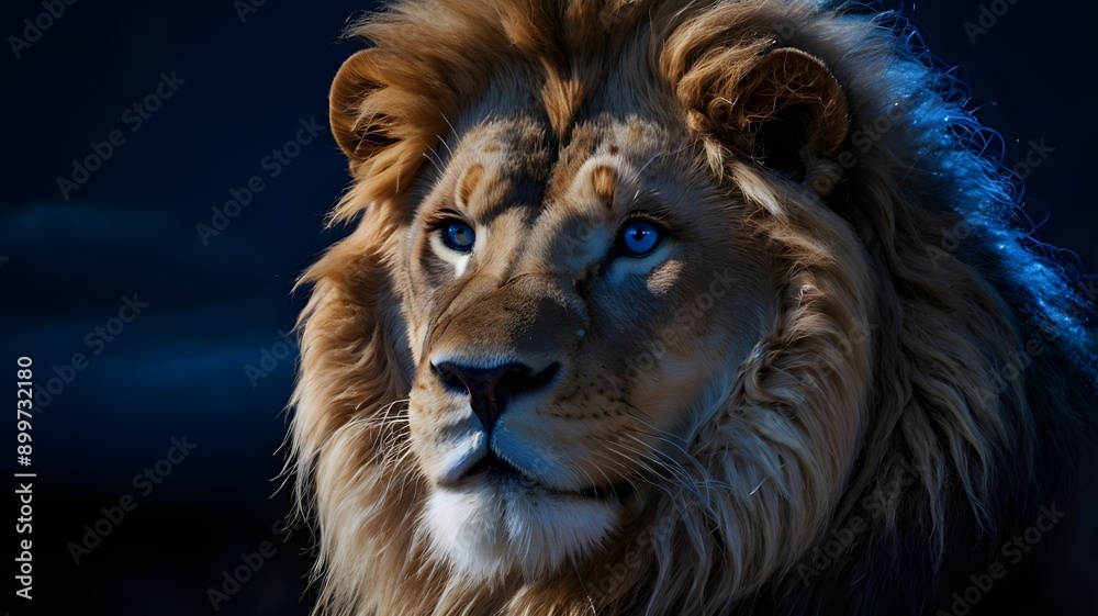 Fototapeta premium close up portrait of a lion