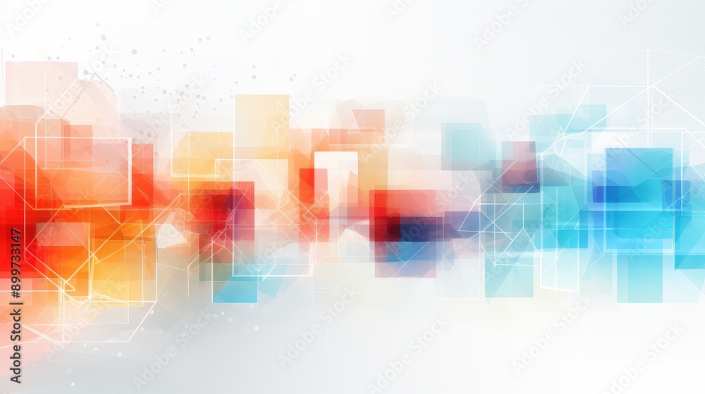 Abstract Geometric Background with Vibrant Colors Abstract Geometric Background with Vibrant Colors