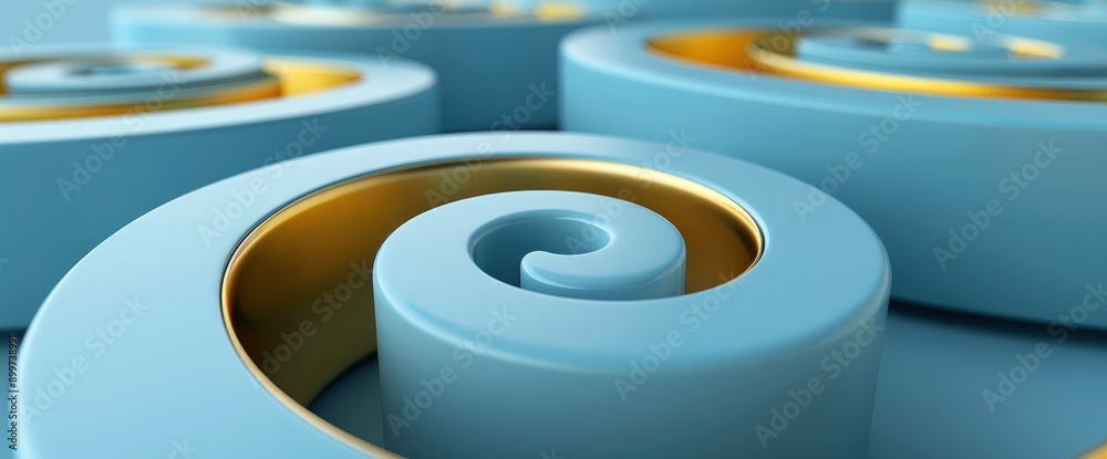 3D Parametric Spiral Installation Of Boxes , 3D , High Definition 3D Parametric Spiral Installation Of Boxes , 3D , High Definition