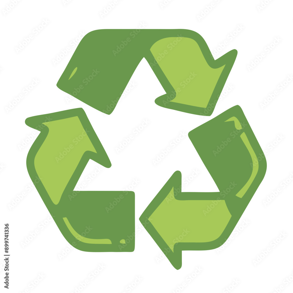 Vector Icon of Green Recycling Arrows with Clean and Straight Lines, Ideal for Illustrating Eco-Friendly Practices, Waste Reduction, and Sustainable Environmental Management in Modern, Responsible Vector Icon of Green Recycling Arrows with Clean and Straight Lines, Ideal for Illustrating Eco-Friendly Practices, Waste Reduction, and Sustainable Environmental Management in Modern, Responsible