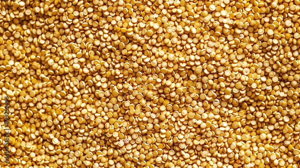 Macro close-up of raw quinoa seeds, quinoa seed texture surface for wallpaper banner background with copyspace Macro close-up of raw quinoa seeds, quinoa seed texture surface for wallpaper banner background with copyspace