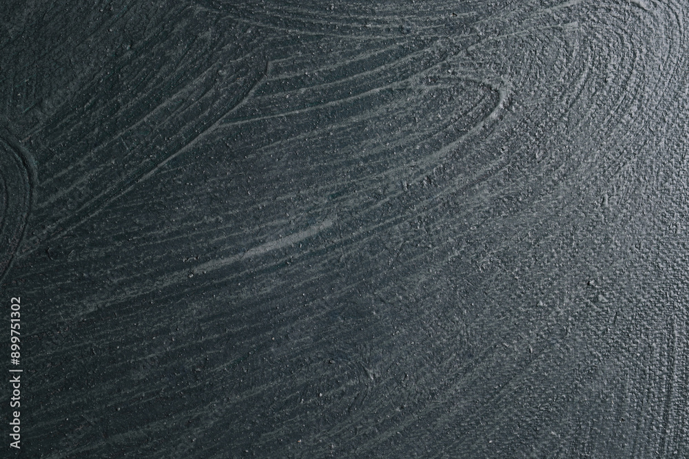Parete con texture materica a rilievo dipinta di colore grigio-verde; spazio per testo Parete con texture materica a rilievo dipinta di colore grigio-verde; spazio per testo