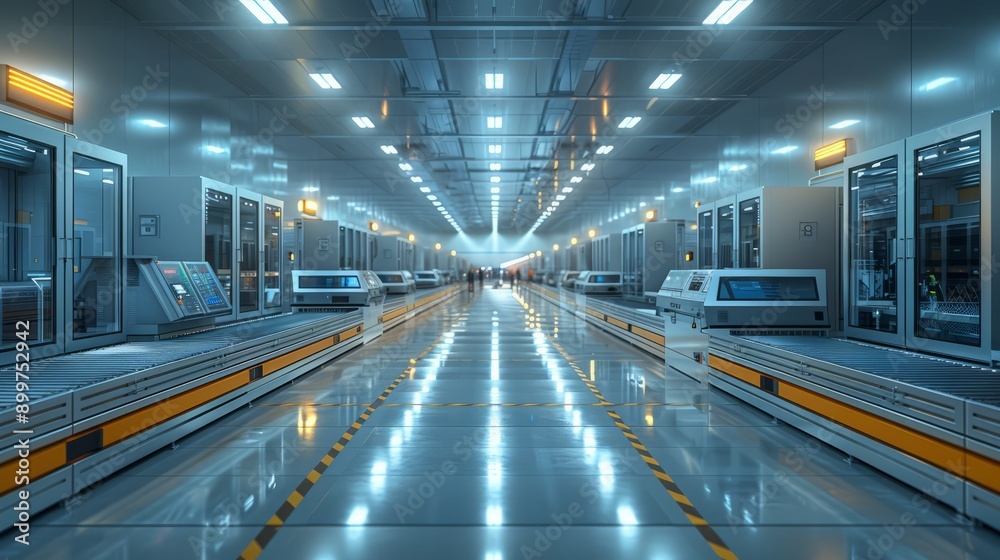 Fototapeta premium Semiconductor Manufacturing Plant