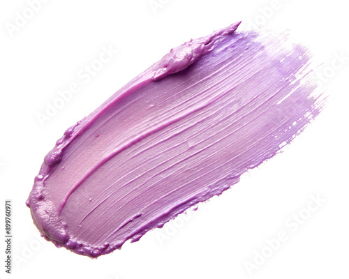 Lipstick or cosmetic smear isolated on a transparent PNG background.







