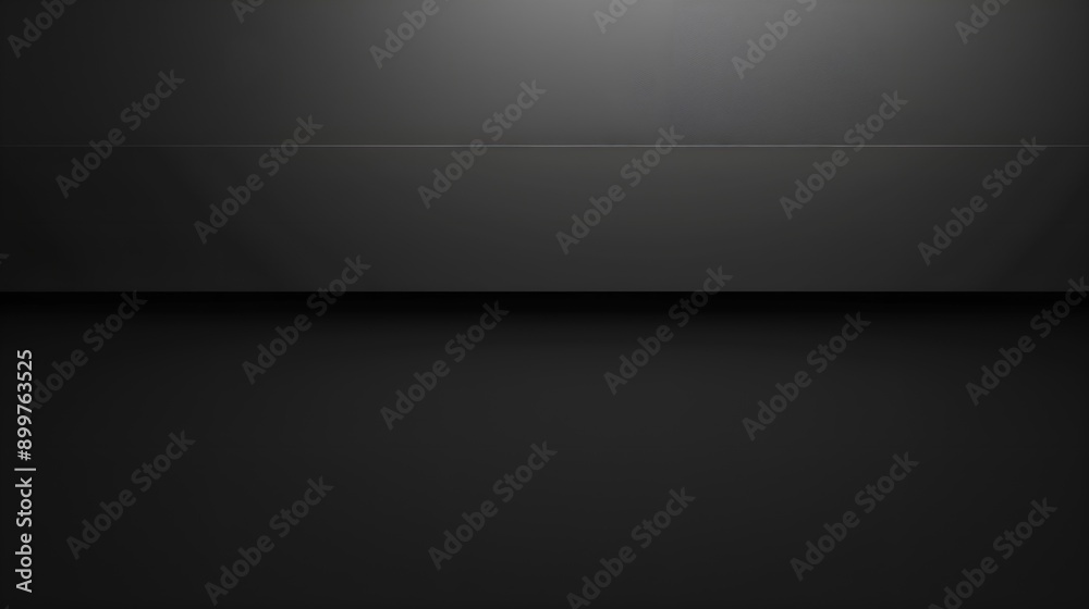 Minimal Monochromatic Black Banner Design Minimal Monochromatic Black Banner Design