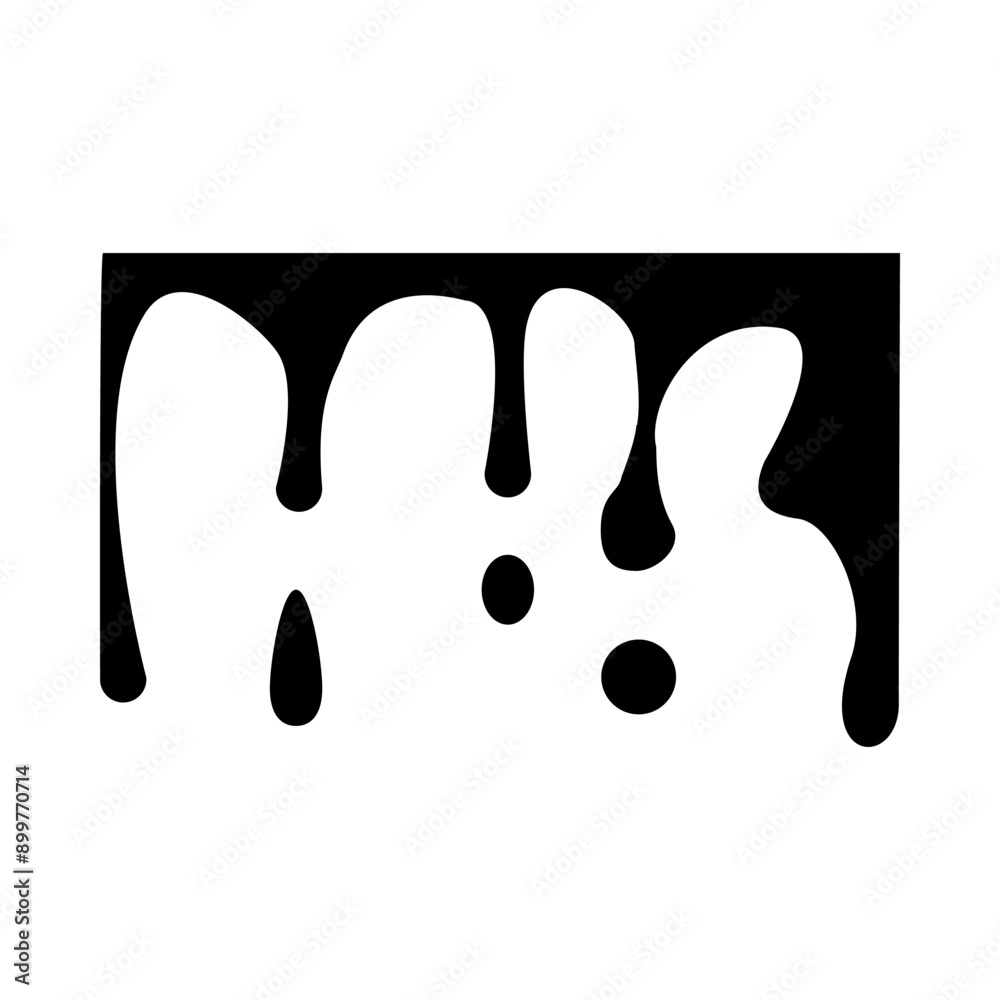 Obraz premium Drop paint icon template