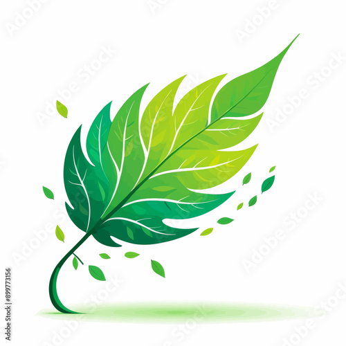 Lively Green Leaf Spread