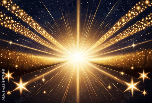 Glorious Starburst: A Spectacular Display of Light and Energy