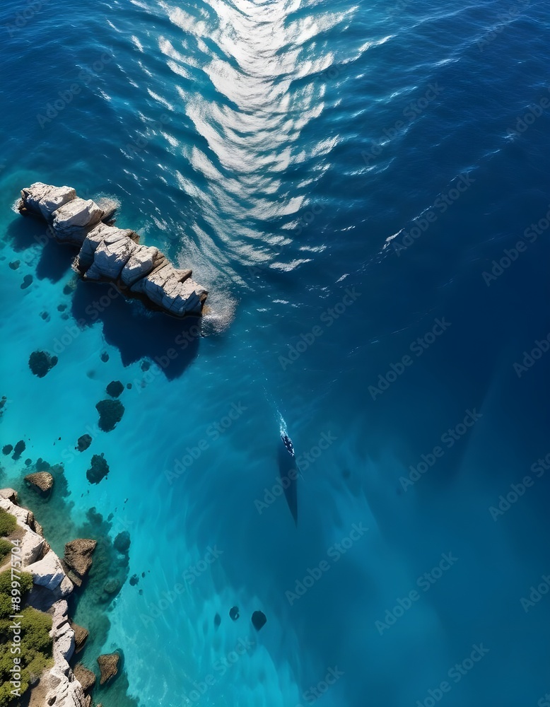 Fototapeta premium Beautiful sea beach wallpaper