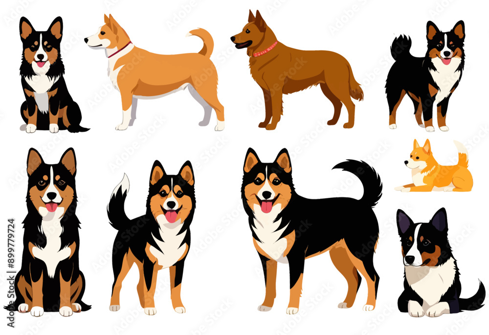 Dog Breeds: A Collection of 12 Different Dog Breeds Dog Breeds: A Collection of 12 Different Dog Breeds