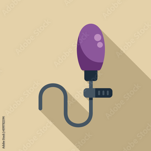 Clip microphone for recording audio with long shadow