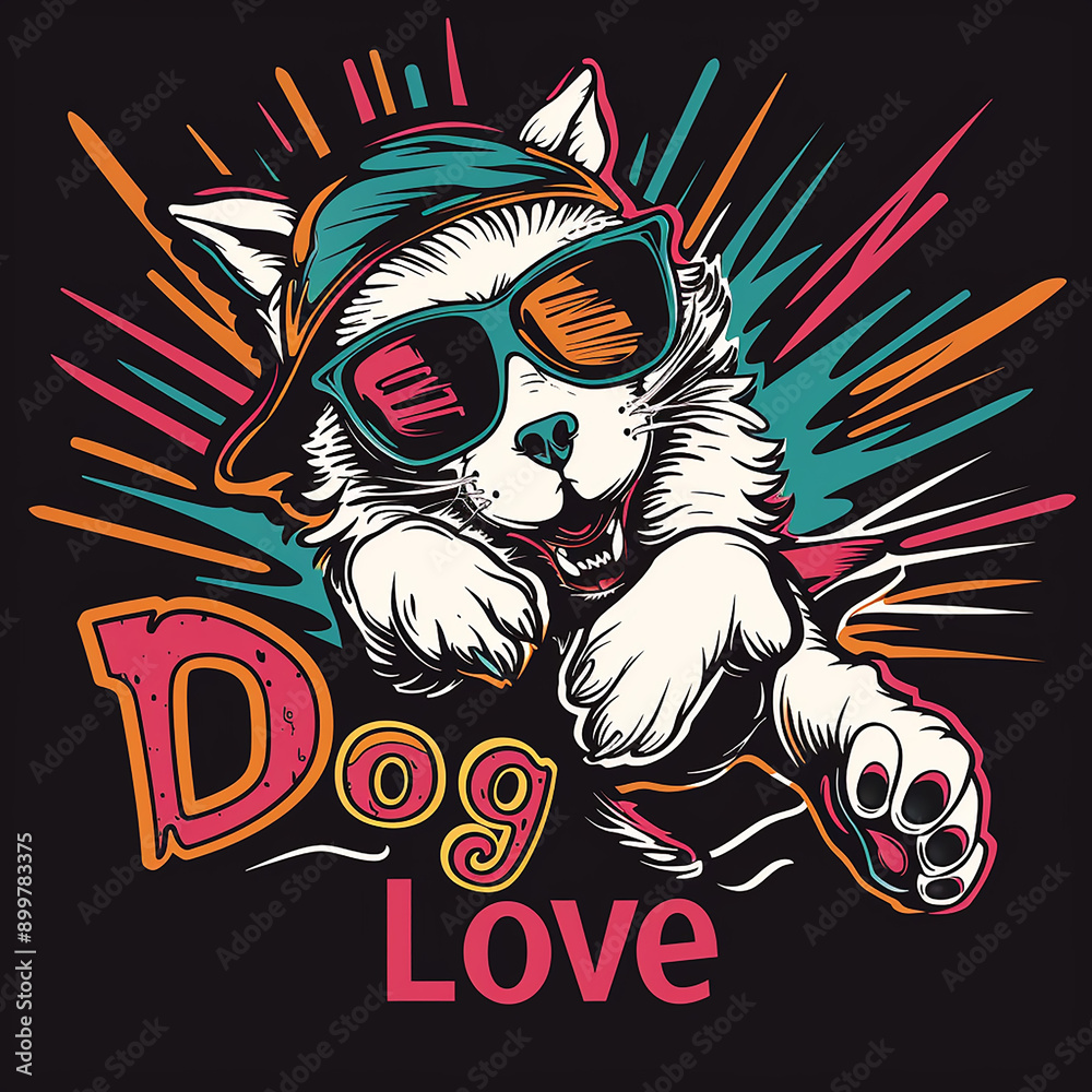 Dynamic and attractive design with the Dog logo. Dynamic and attractive design with the Dog logo.
