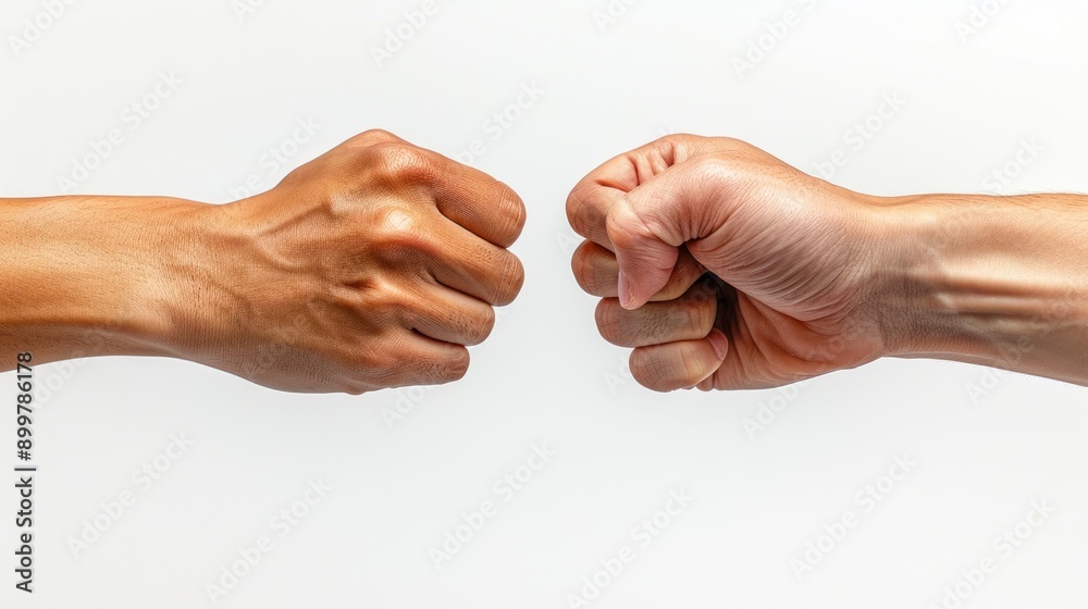 Two Hands Making a Fist