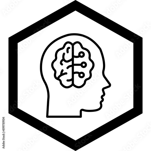 Artificial Consciousness Icon Design