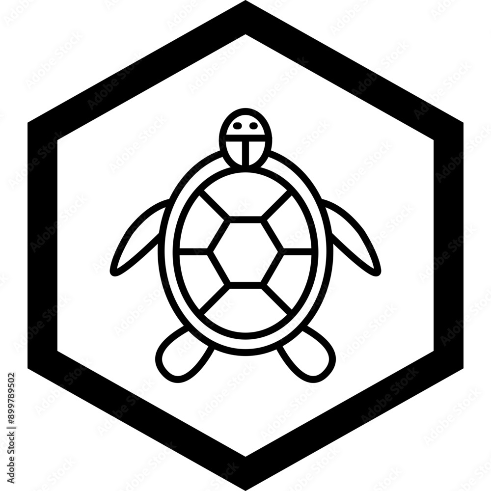 Obraz premium Turtle Icon Design