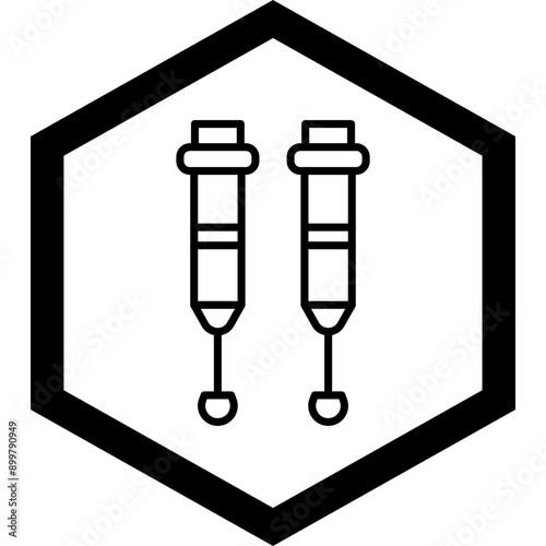 Crutches Icon Design